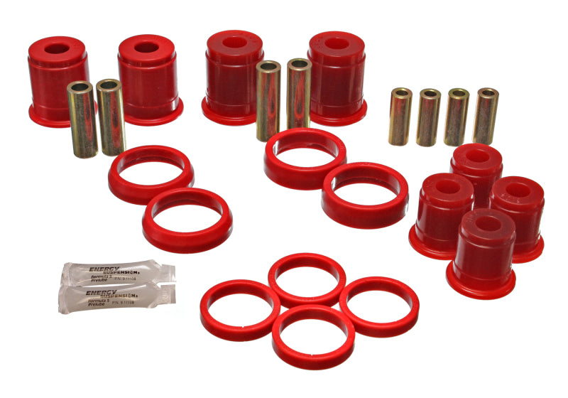 Energy Suspension 93-98 Jeep Grand Cherokee Red Frt Control Arm Bushings-Must reuse OEM Outer Shells