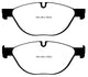 EBC 12-13 BMW 528 2.0 Turbo (F10) Performance Greenstuff Front Brake Pads