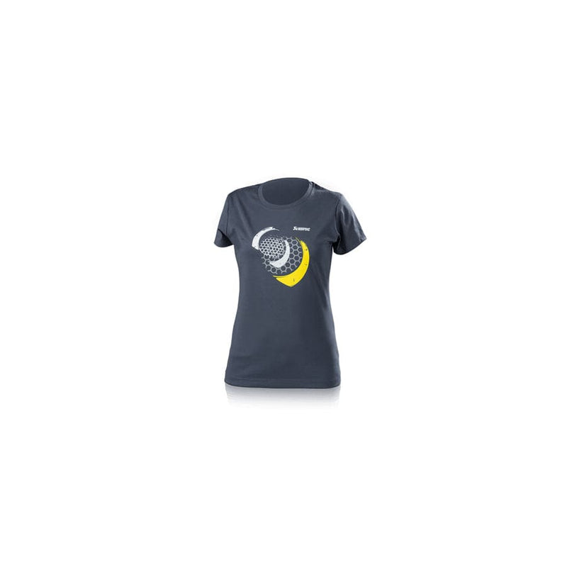 Akrapovic Lifestyle T-shirt Mesh Womens Blue-Grey - Small