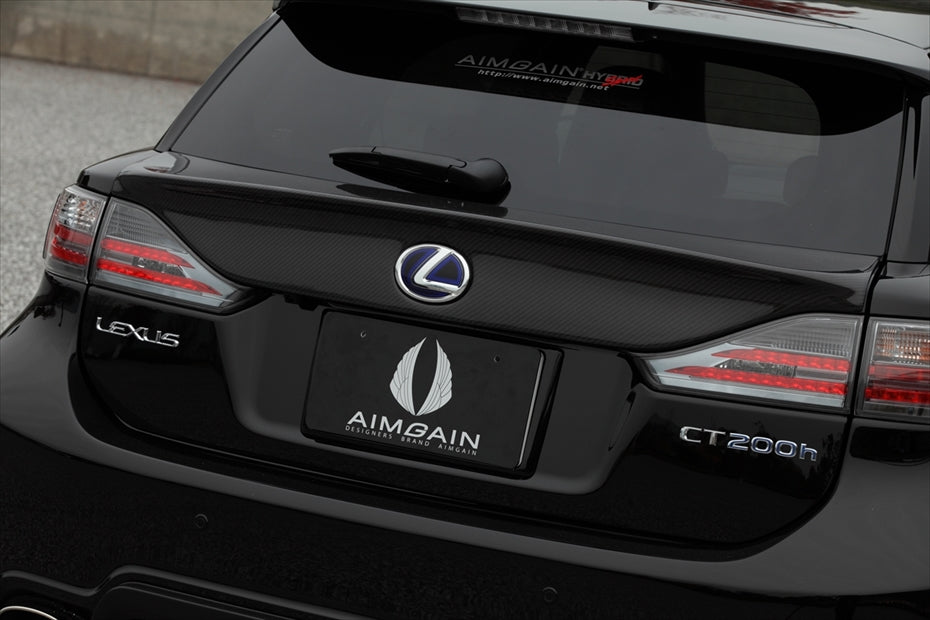Aimgain Lexus  CT200h F-Sport 11-13 HYBRID SPORT Trunk Spoiler
