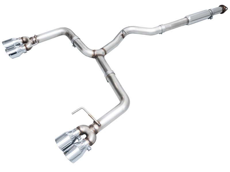 AWE Tuning 2022+ VB Subaru WRX Track Edition Exhaust - Chrome Silver Tips