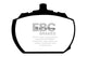 EBC 73-76 Mg MGB GT V8 3.5 Greenstuff Front Brake Pads