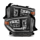 AlphaRex 14-21 Toyota Tundra MK II LUXX Series Crystal Headlights Alpha Black
