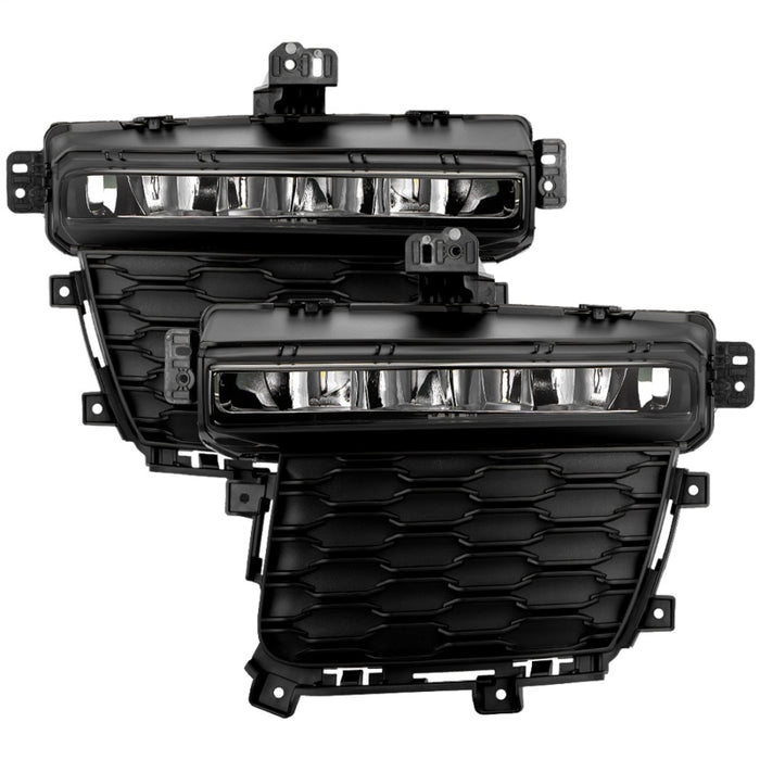 Spyder 22-24 Jeep Grand Cherokee (3-Row) OEM LED Fog Lights w/Switch - Clear (FL-JGC22-3R-LED-C)