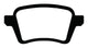 EBC 13+ Fiat 500L 1.4 Turbo Greenstuff Rear Brake Pads