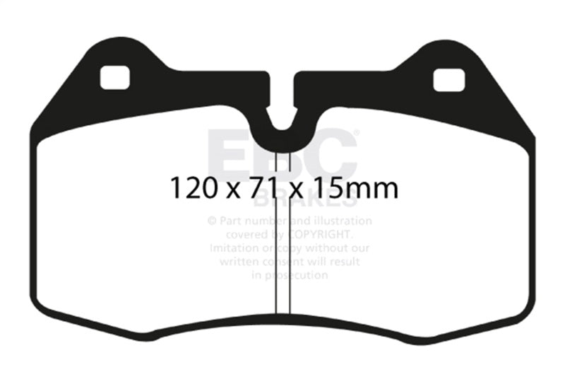 EBC 03-04 Infiniti G35 3.5 (Manual) (Brembo) Redstuff Front Brake Pads