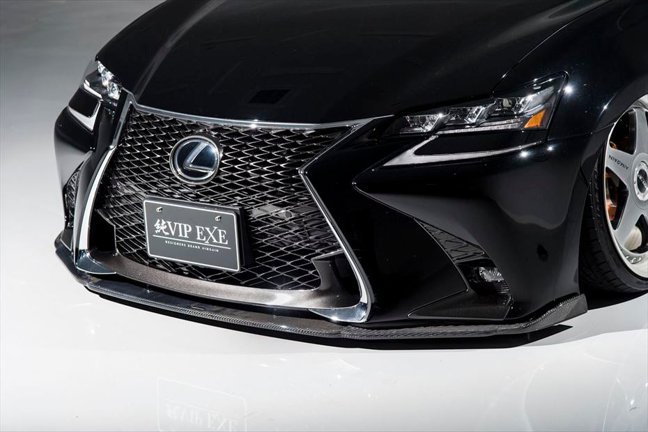 Aimgain Lexus GS350/300/200t 16+ PURE VIP SPORT Front Under Spoiler (Carbon/FRP)