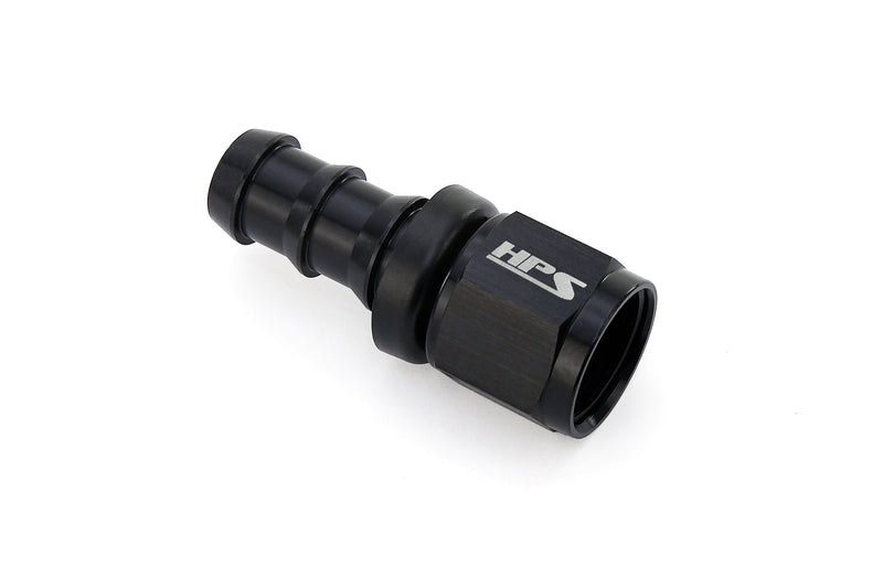 HPS -4 Straight Push-On Hose End Aluminum (150-0004)