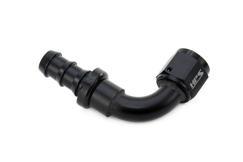 HPS -4 90 Push-On Hose End Aluminum (150-9004)