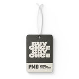 PMD “Buy Once Cry Once” Car Air Freshener 3-Pack – Pine, New Car, Black Ice Scents