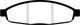 EBC 05-07 Chrysler Pacifica 3.5 Greenstuff Front Brake Pads