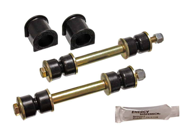 Energy Suspension 89 Toyota 4Runner 2/4WD Black 24mm Complete Front Sway Bar Bushing Set