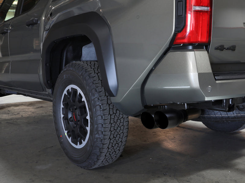 aFe 2024 Toyota Tacoma L4 2.4L Vulcan Series 2.5-3in 304 SS Steel Cat-Back Exhaust w/Black Tips