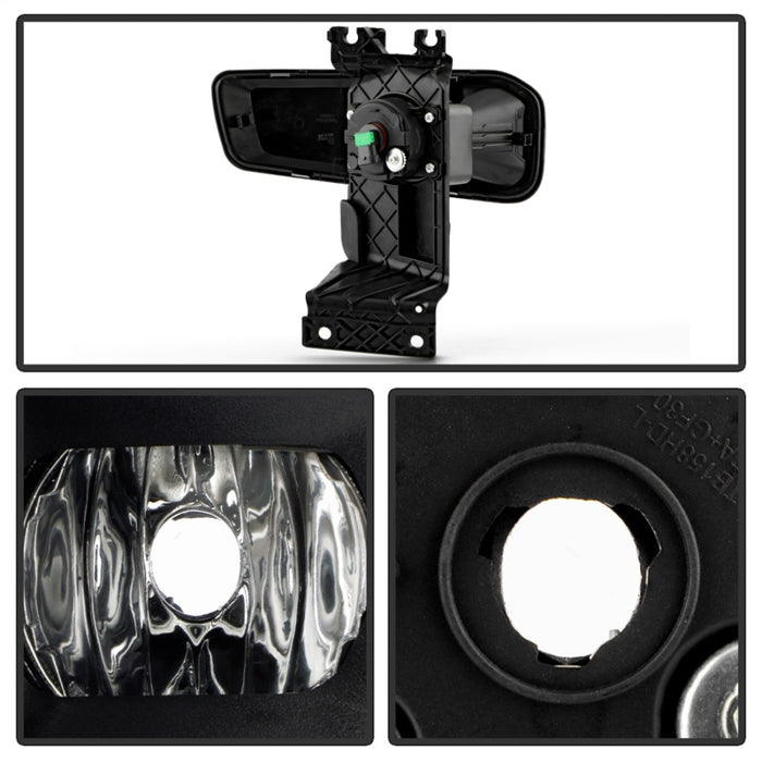 Spyder 23-25 Ford F250/F350/F450/F550 SD OEM Halogen Fog Lights w/Switch - Clear (FL-FS2023-C)