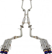 A’PEXi N1-X Evolution Extreme Catback Exhaust – Lexus GS-F 2016–2020, stainless steel piping and titanium burnt tips.
