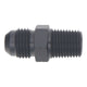 DeatschWerks 6AN Male Flare to 1/4in Male NPT Adapter - Anodized Matte Black