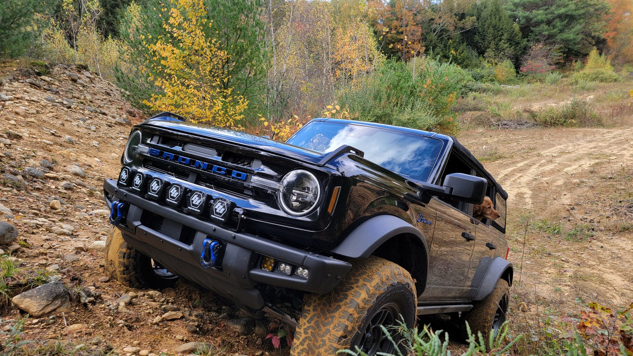 Belak 17x11 / 7in BS / 5x113 BP / Low Pad / Series 4 Wheel - Single Beadlock - Black Powder Coat Lip