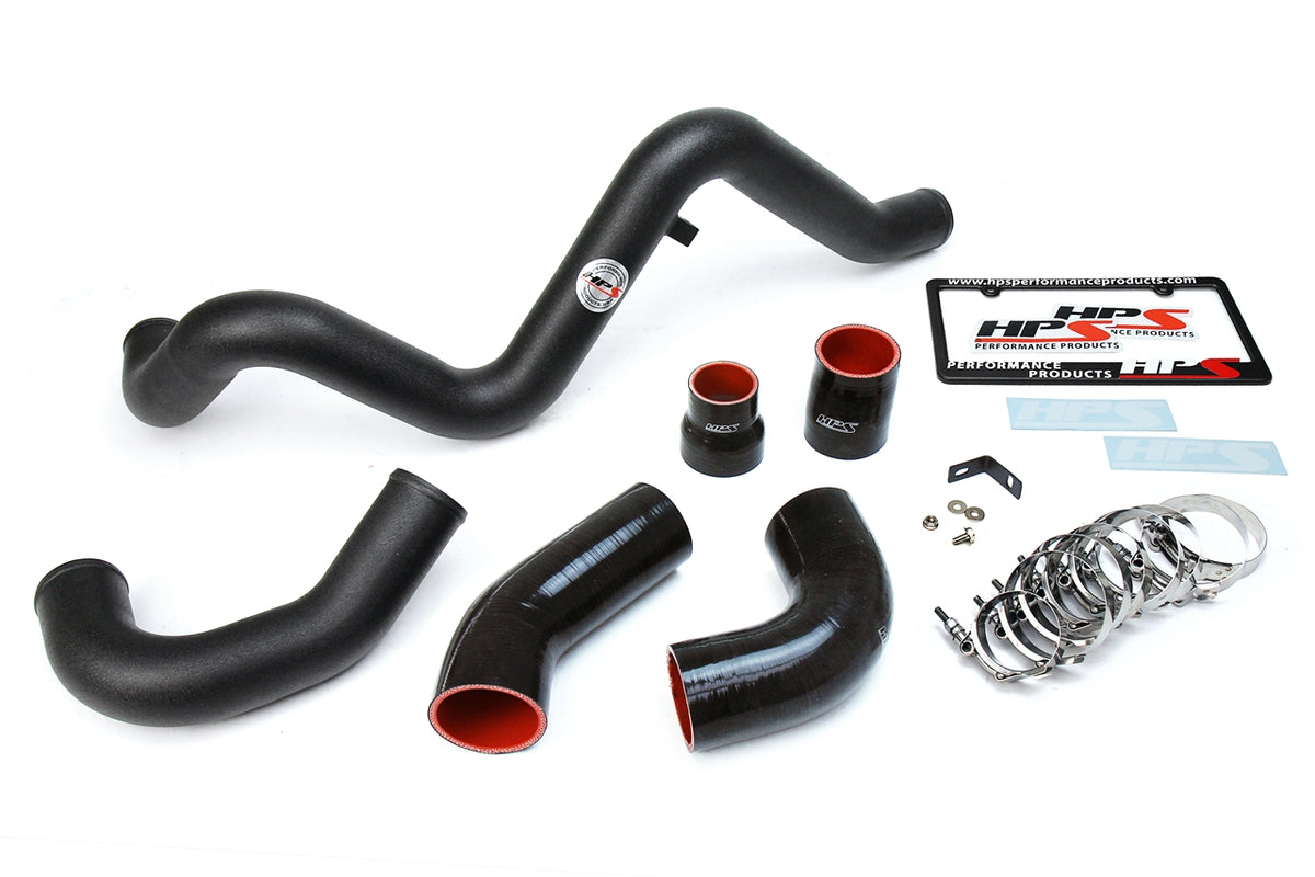 HPS Intercooler Pipe - 2016-2018 Ford Focus RS 2.3L Turbo - Black (17-104WB)