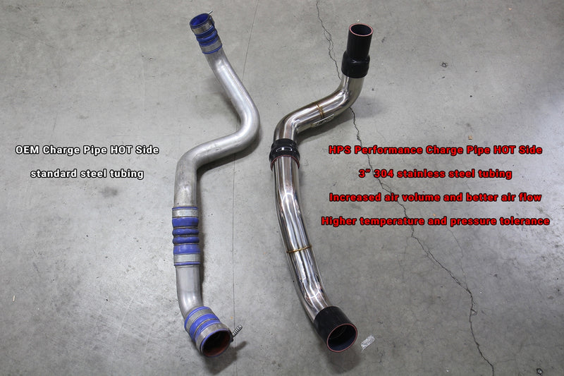 HPS Intercooler Pipe - Polished (17-126P)