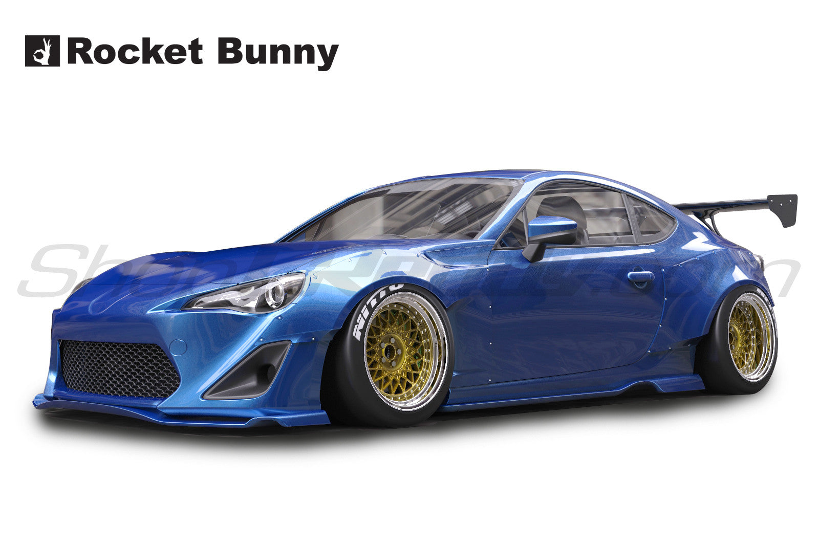 GReddy 13+ Scion FR-S Full Greddy X Rocket Bunny 86 Wide Body Aero Kit without GT Wing