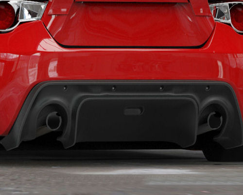 GReddy 13+ Scion FR-S Version 2 Greddy X Rocket Bunny 86 Aero Rear Under Diffuser Only