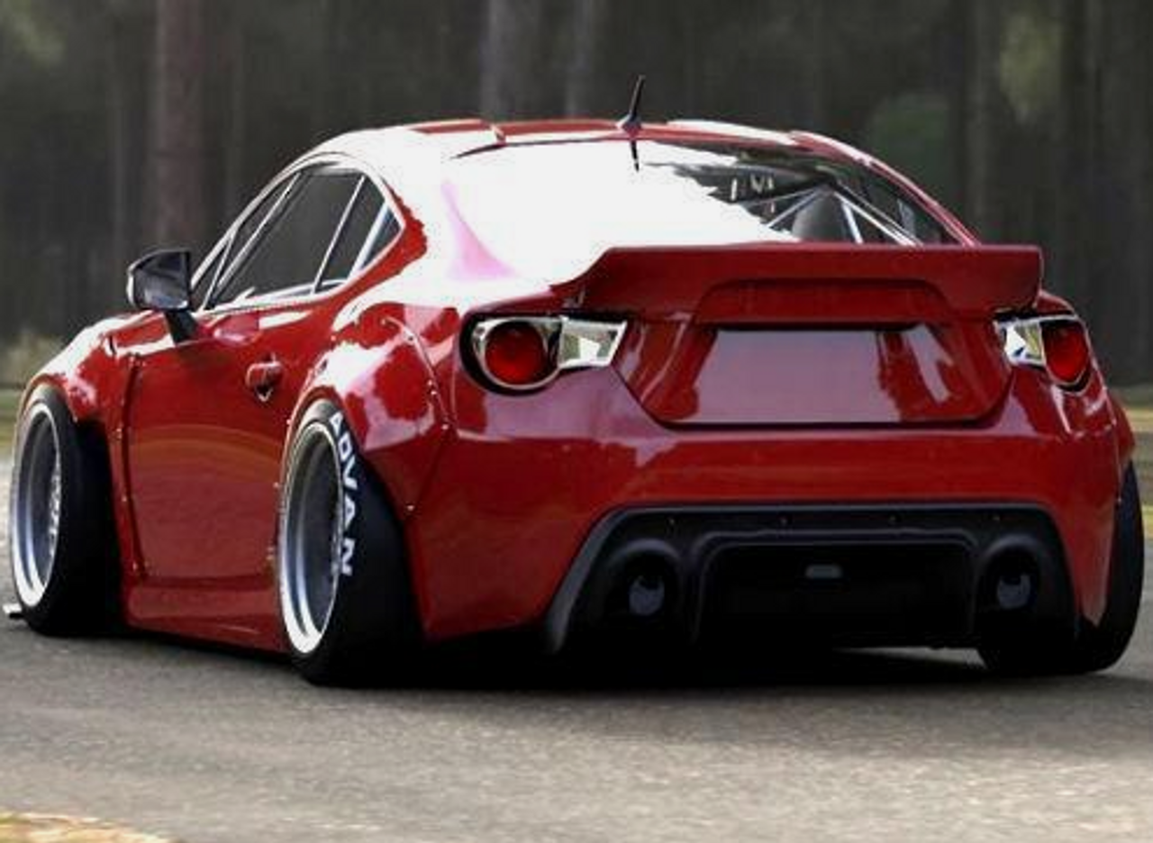 GReddy 13+ Scion FR-S Version 2 Greddy X Rocket Bunny 86 Aero Rear Duck Tail Wing Only