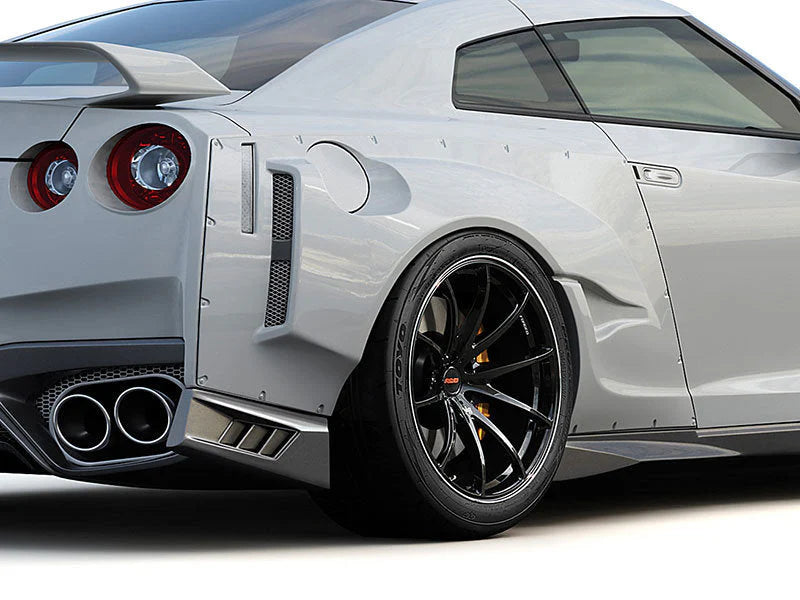 GReddy 2017+ Nissan GTR R35 GRacer Rear Over-Fender Set