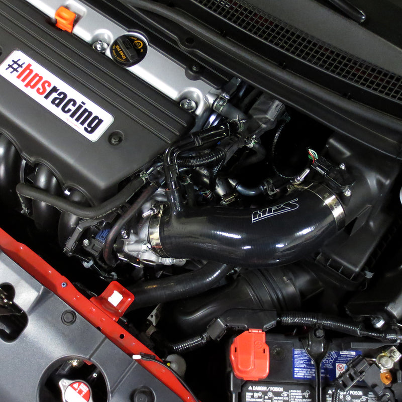 HPS Silicone Air Intake Hose - Black (17838-BLK)