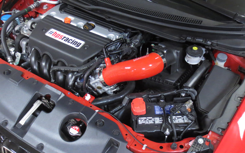 HPS Silicone Air Intake Hose - Red (17838-RED)