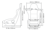 Kinetic APEX ORIGIN racing seat in black leather (3)