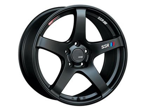 SSR GTV02 18x7.5 5x114.3 43mm Offset Flat Black Wheel