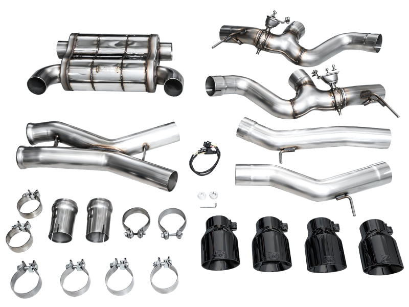 AWE Tuning 23-24 BMW G87 M2 SwitchPath Edition Exhaust - Diamond Black Tips