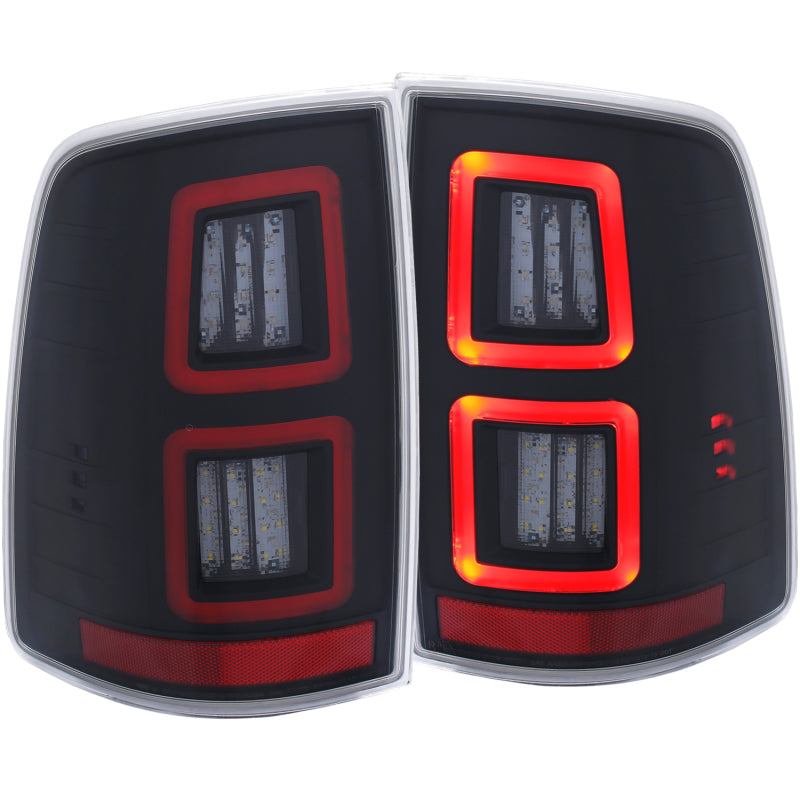 ANZO LED Black 13-17 Dodge Ram 1500/2500/3500 LED Taillights Black