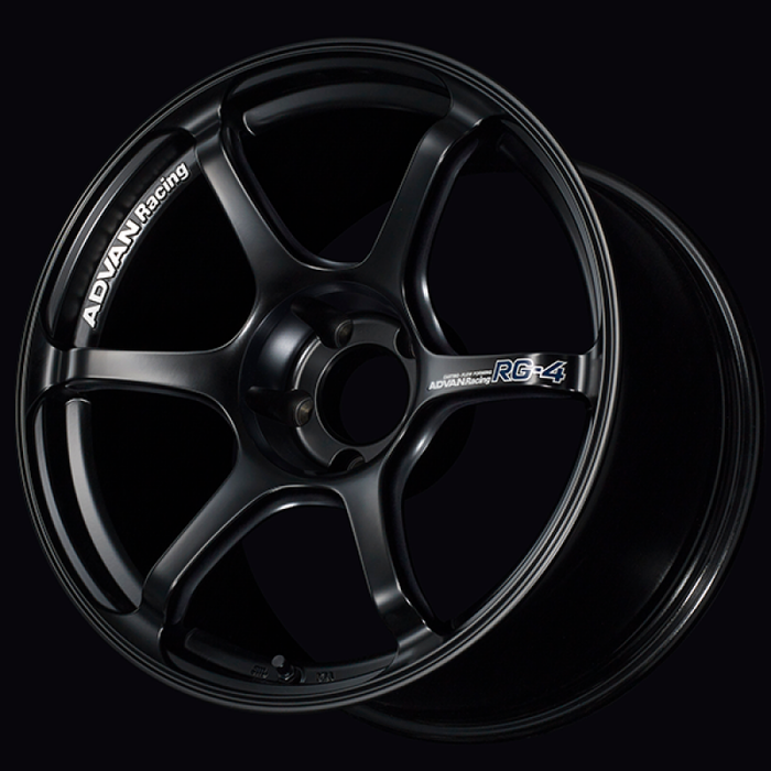 Advan RG-4 17x8.0 / +48 Offset / 5x100 / 63mm Bore / Semi Gloss Black