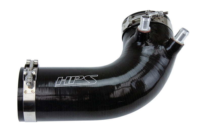 HPS Silicone Air Intake Hose - 2008-2012 Lexus ISF 5.0L V8 - Black (18521-BLK)
