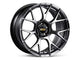BBS RE-V7 18x8.5 5x114.3 ET35 Diamond Black Wheel -82mm PFS/Clip Required