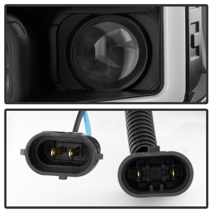 Spyder 07-09 Toyota Tundra Projector Headlights - Black (PRO-YD-TTU07V3PL-SEQ-BK)