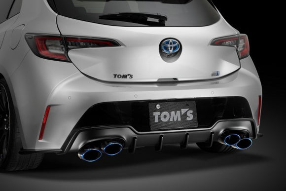 TOM'S Racing- Rear Bumper Diffuser for 2019-2022 Toyota Corolla Hatchback