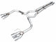 AWE 2024 Ford Mustang GT Fastback S650 RWD Track Edition Catback Exhaust w/ Quad Chrome Silver Tips