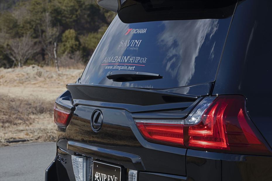 Aimgain Lexus LX570 Pure VIP EXE Rear Gate Spoiler
