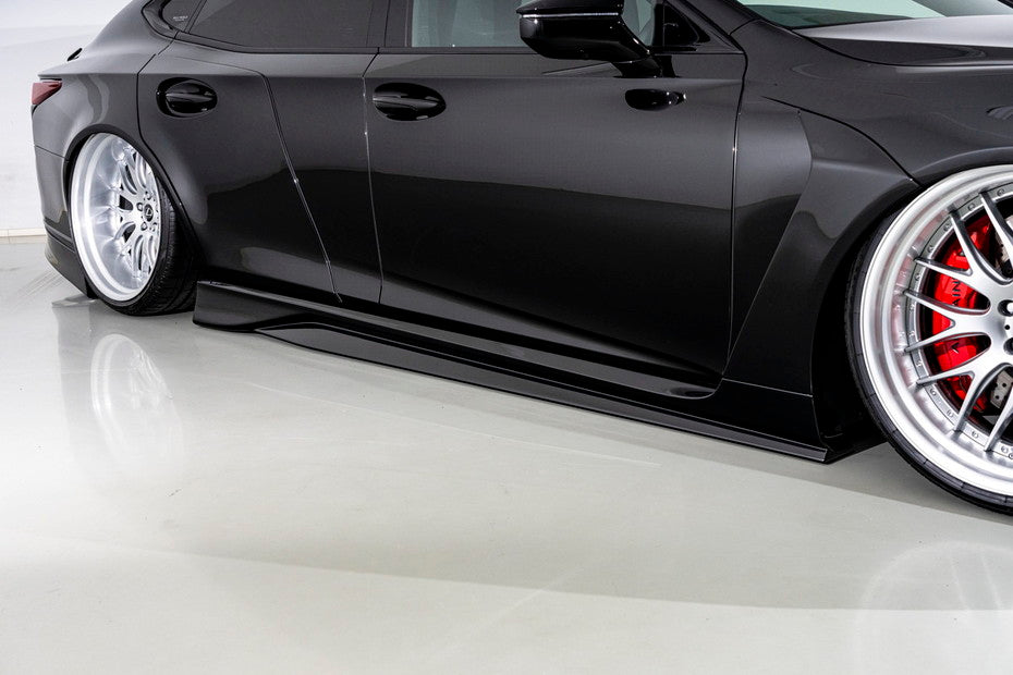 Aimgain Pure VIP-GT Widebody Side Skirt Lexus LS500 F-Sport 21+