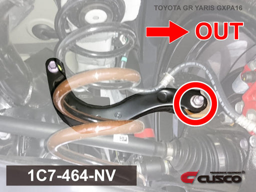 Cusco 2023+ Toyota GR Corolla Rear Upper Control Arm