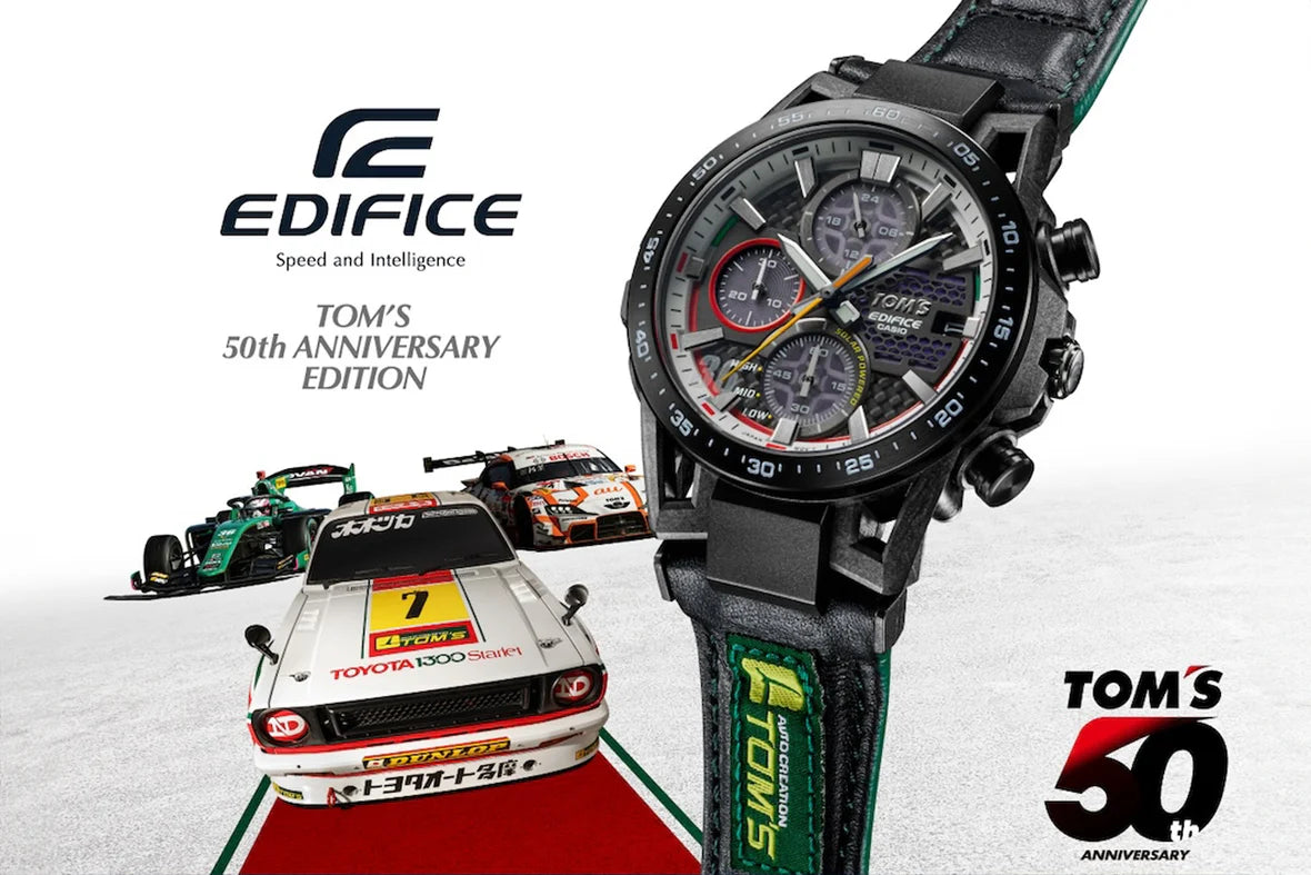 TOM'S Racing - 50th Anniversary TOM'S x EDIFICE KP47 Collaboration Watch ** IN STOCK **