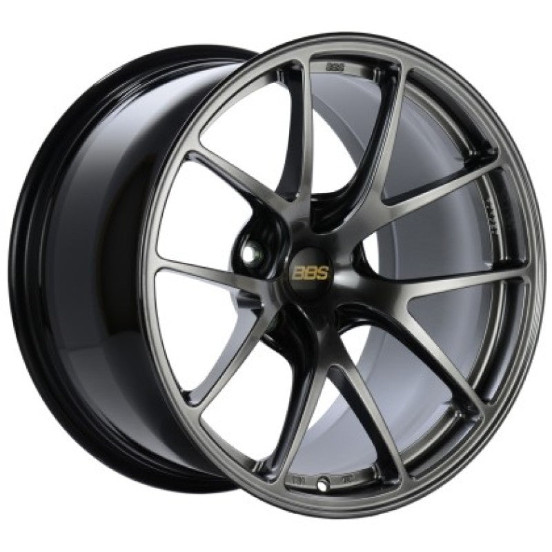 BBS RI-A 18x10.5 5x114.3 ET18 Diamond Black Wheel -82mm PFS/Clip Required