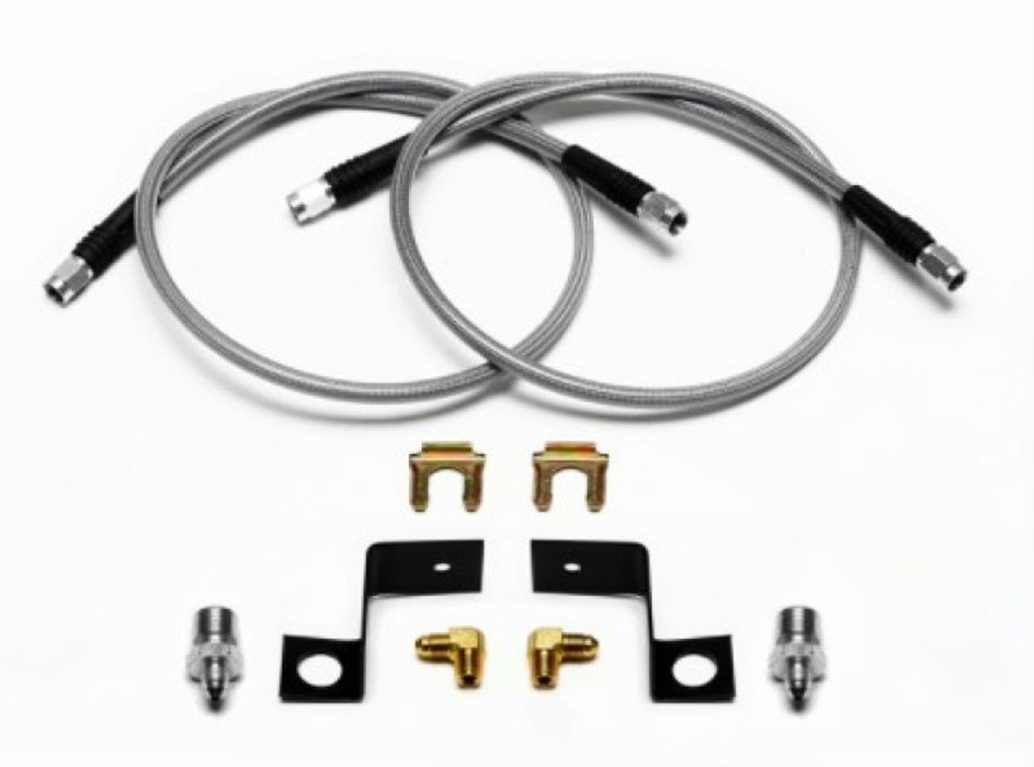 Wilwood M10-1.0 IF 10in. Flexline Kit 45 DEG NPT