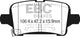 EBC 2016+ Chevrolet Malibu 1.5L Turbo (Elec PB) Greenstuff Rear Brake Pads