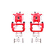 Power Stop 01-03 Acura CL Rear Red Calipers w/Brackets - Pair