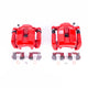 Power Stop 12-18 Toyota RAV4 Rear Red Calipers w/Brackets - Pair