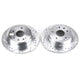 Power Stop 01-03 Acura CL Rear Evolution Drilled & Slotted Rotors - Pair