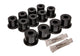 Energy Suspension 80-86 Nissan 720 & Hardbody Pickup 2WD Black Rear Leaf Spring Bushing Set